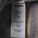 Sandro Women's Beige Knit Alpaca Blend Vest Size 38 FR 10 UK 6US SFPPU02109
