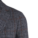 Hackett London Men's Grey Check 100% Wool Jacket Size 40 R HM443108