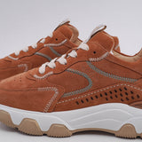 Hogan Women's Brown Hyperactive Allac Forature Sneakers Size 37 EU 4 UK 7 US