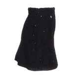 Sandro Women's Black  Wool Sequins Skirt Size 42 FR 14 UK 10 SFPJU00805