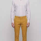 Hackett London Men's Yellow Chino Kensington Trousers Size 34 R HM212487
