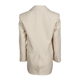 Sandro Women's Ecru Double Breasted Suit Jacket Size 40 FR 12 UK 8 US SFPVE00959