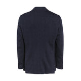Hackett London Men's Navy Check Cotton Blend Blazer Jacket Size 46 R HM443249