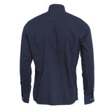 Hackett London Top Shirt Logo Button Up Blue Size S HM309527