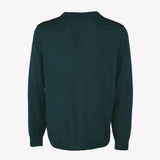 Hackett London Men's Dark Green Wool & Silk Blend Sweater Size L HM702834