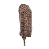 Maje Women's Brown Leopard Print Sweater Size 38 FR 10 UK 6 US MFPPU00349