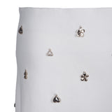 Sandro Women's White Knit Tassels Short Skirt Size 34 FR 4 UK 2 US SFPJU01013