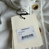 Sandro Paris Damen-Midi-Kleid in Ecru mit V-Ausschnitt, Größe 38 (FR 10, UK 6, US S), Artikelnummer SFPRO02833