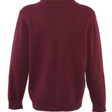 Hackett London Men's Burgundy Knit 100% Wool Sweater Size 2XL HM702691