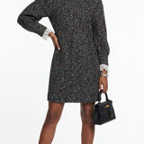 Sandro Women's Multicolor Tweed Short Dress Size 40 FR 12 UK 8 US SFPRO02535