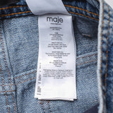 Maje Women's Blue Rhinestones Denim Shorts Size 34FR 8UK 2US MFPSH00403