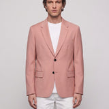 Sandro Paris Men's Pink 100% Wool Suit Jacket Size 48 FR 38 UK SHPVE00252