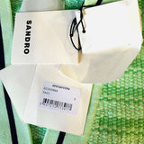 Sandro Women's Green Knit Cardigan Size 34 FR 6UK 2 US SFPCA00584