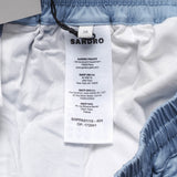 Sandro Paris Men's Blue Straight Leg Trousers Size 38 FR 30 US 28 UK SHPPA01116