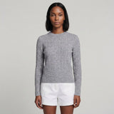Sandro Women's Grey Knitted Mohair Blend Sweater Size 38 FR 10 UK 6 US S2741H