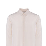 Sandro Men's Ecru Long Sleeve Flowing Shirt Size L SHPCM01045