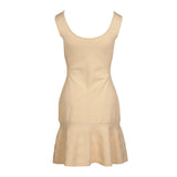 Maje Women's Beige Fine Knit Short Dress Size 38 FR 10 UK 6 US MFPRO01821