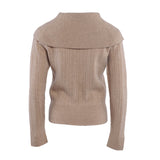 Sandro Women's Beige Knit 100% Wool Sweater Size 34 FR 6 UK 2 US SFPPU01166