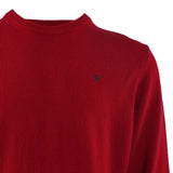 Hackett London Men's Red Knit Crew Neck 100% Wool Sweater Size XL HM702874