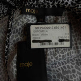 Maje Women's Black 100% Cupro V-Neck Jumpsuit Size 34 FR 6 UK 2 US MFPCO00174