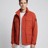 Hackett London Men's Orange Technical Fabric Jacket Size M HM402817