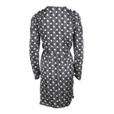 Sandro Women's Black Printed Viscose Short Dress Size 36 FR 8 UK 4 US SFPRO02039