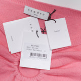 Sandro Women's Pink Knit Wool Cashmere Sweater Size 40 FR 12 UK 8 US S2376E