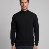 Hackett London Men's Brown Zip 100% Wool Sweater Size L HM702877