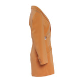 Maje Women's Orange Jacket Style Short Dress Size 40 FR 12 UK 8 US MFPRO02918