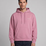 Sandro Paris Men's Pink Logo 100% Cotton Fleece Hoodie Size XXL SHPSW00636