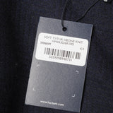 Hackett London Men's Navy Herringbone Knit Wool Blend Jacket Size 42 R HM443026