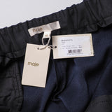 Maje Women's Navy Straight Leg Trousers Size 40 FR 12 UK 8 US MFPPA00271