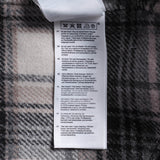 Maje Women's Beige Check Wool Blend Overshirt Size 34 FR 6 UK 2 US MFPOU00726