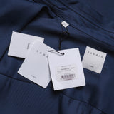 Sandro Paris Herrenhemd in Marineblau, 100 % Viskose, kurzärmelig, Größe XS, SHPCM00127