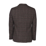 Hackett London Men's Brown Check Wool Blend Suit Jacket Size 40 L HM443002