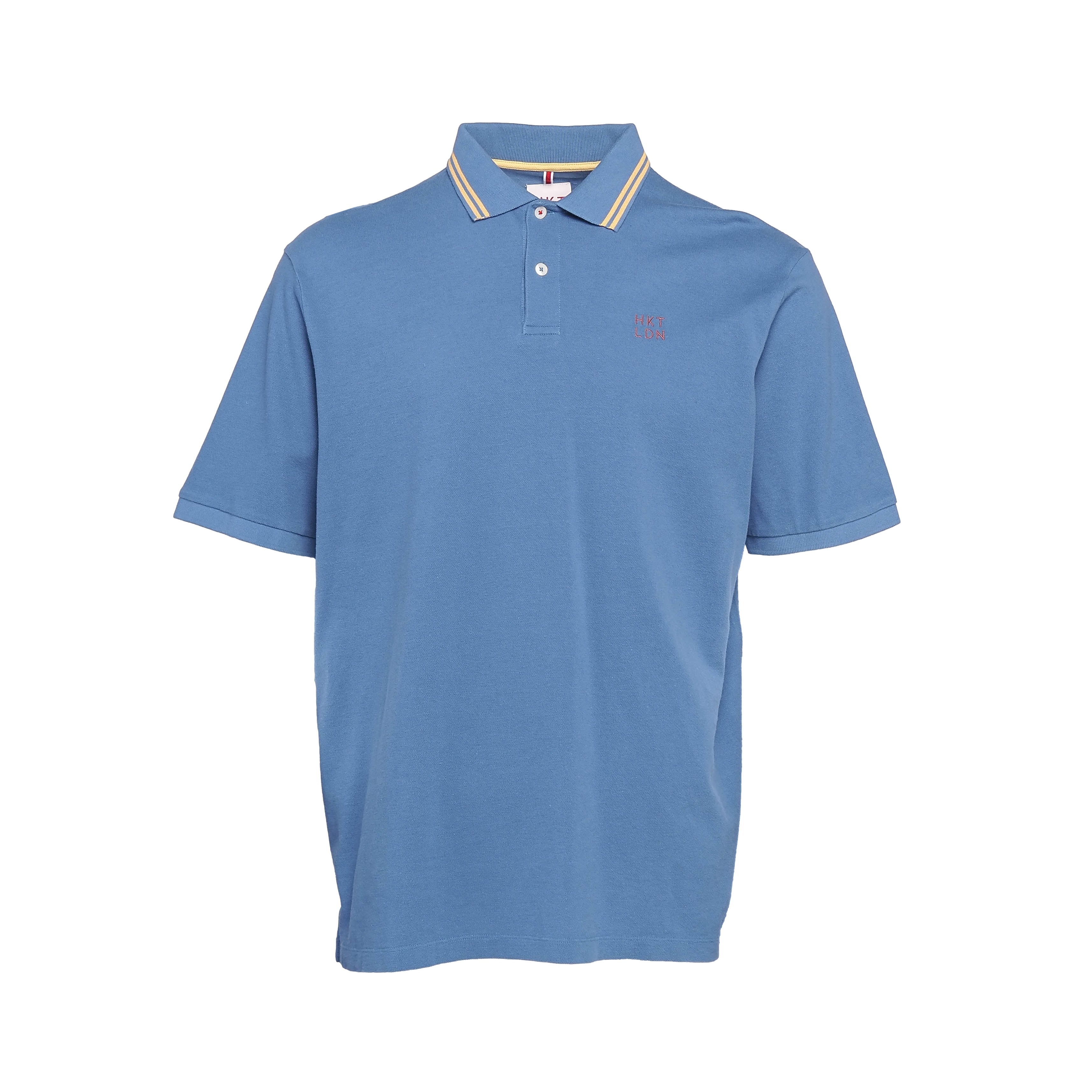 Hackett London Men's Blue 100% Cotton Short Sleeve Polo Shirt Size XXL HM562395