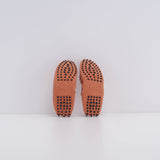 Tod's Women's Pink Suede Heaven Logo Moccasins Size 35.5 EU 3.5 UK 5.5 US