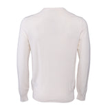 Hackett London Men's Ecru Knit Crew Neck Textured Cotton Sweater Size L HM702815