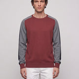 Hackett London Top Sweater Knit Pink Grey Size XL HM702701
