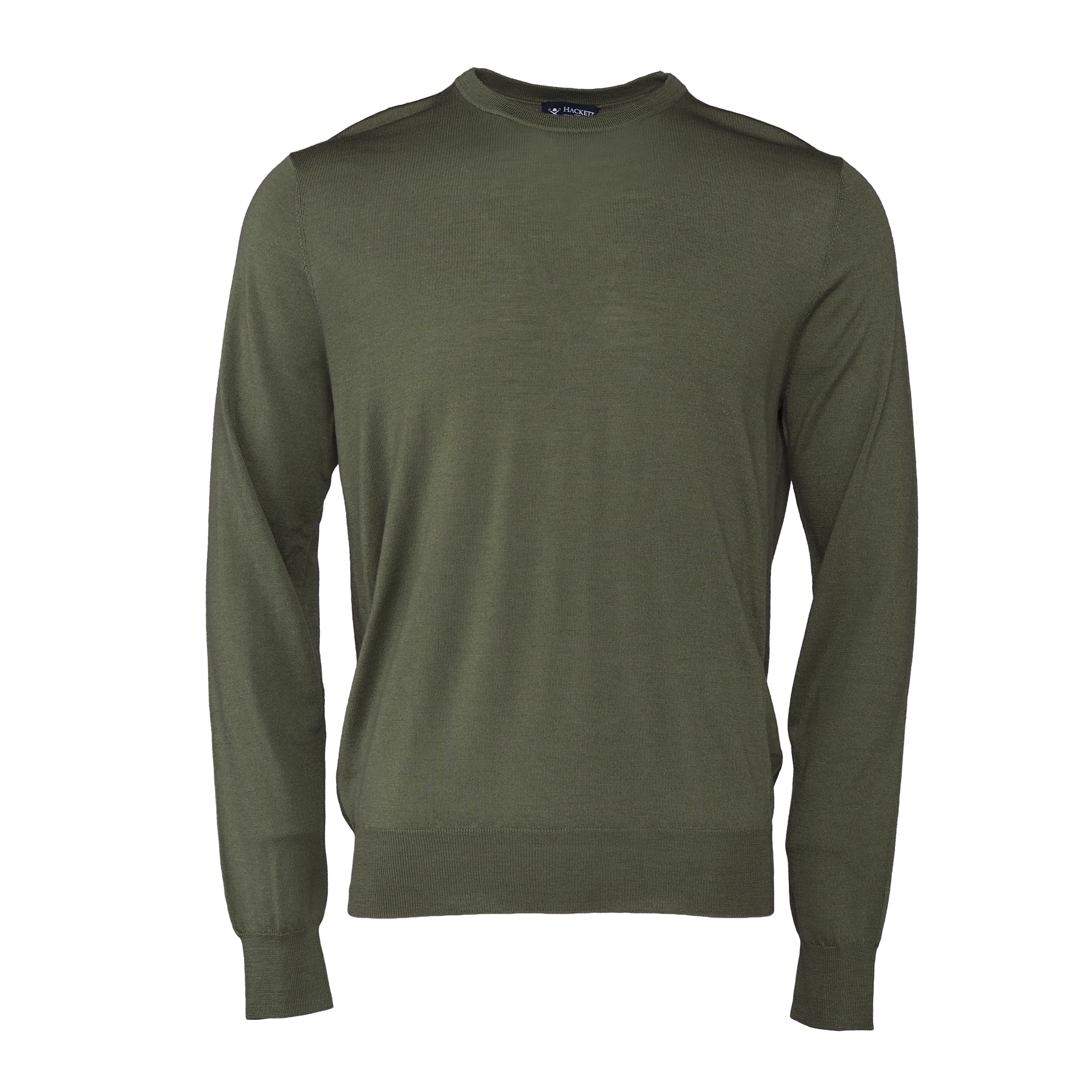 Hackett London Men's Green Knit Merino Wool & Silk Sweater Size XL HM702803