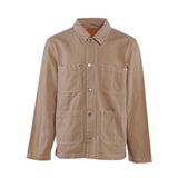Sandro Paris Damen-Jeansjacke in Beige mit Logo, 100 % Baumwolle, Größe XXL, 2XL, SHPBL00756