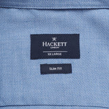 Hackett London Men's Blue Slim Fit 100% Cotton Shirt Size 2XL HM309136