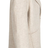 Sandro Damenmantel aus Wollmischung in Beige, Oversize, Größe 38 FR, 10 UK, 6 US, Art.-Nr. SFPOU00415