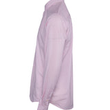Sandro Men's Pink Long Sleeve Plain Shirt Size S SHPCM00113
