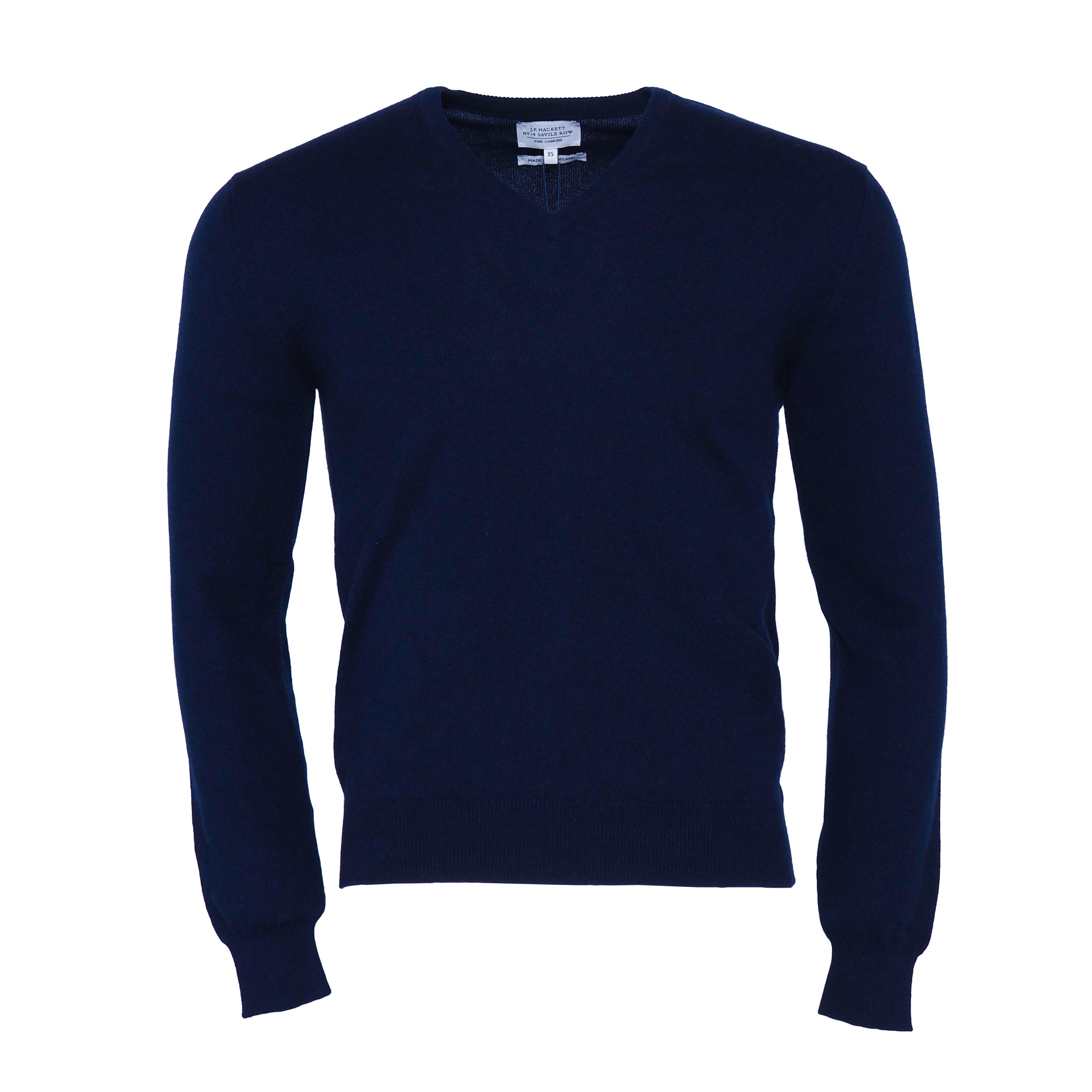 Hackett London Men's Navy 100% Cashmere Sweater Size S HM702729
