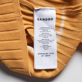 Sandro Women's Orange Sweater And Trousers Set Size 34 FR 6 UK 2 US SFPPU01848