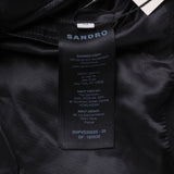 Sandro Paris Men's Black Wool & Mohair Suit Jacket Size 52 FR 42 UK SHPVE00826