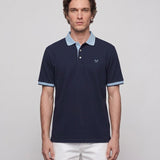 Hackett London Herren-Polo in Marineblau „ Bluse Hemdbluse “, Größe 2XL, HM562997