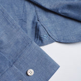 Hackett London Men's Blue Slim Fit Cotton Shirt Size S HM309140