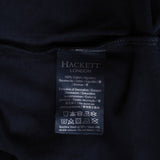 Hackett London Men's Navy Embroidered Crest Logo Polo Shirt Size XL HM563083